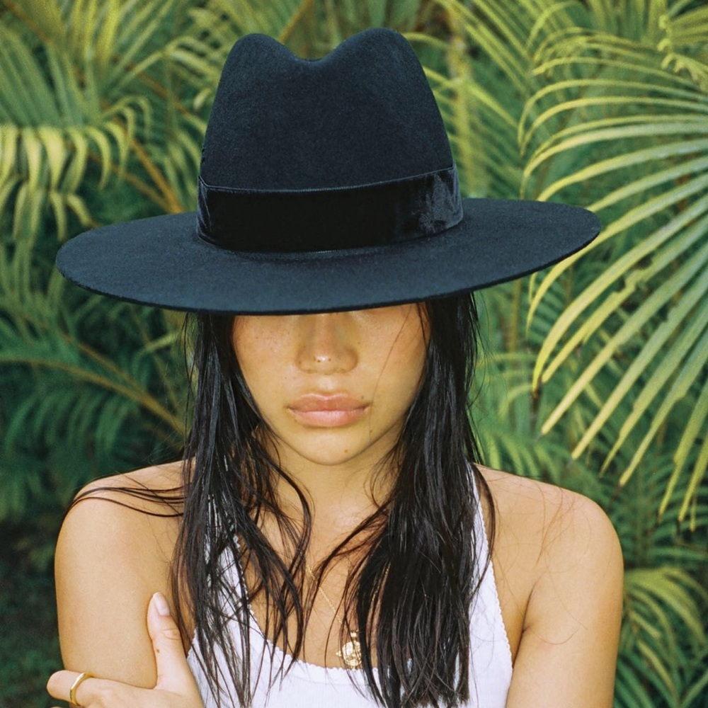 NWT Lack of Color Black Wool Hat